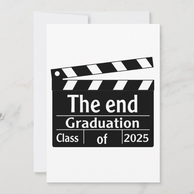 Invitación Graduación final de cine 2025 (Anverso)