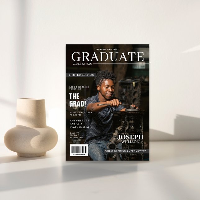 Invitación Graduación fotográfica de la revista de ingeniería (Subido por el creador)