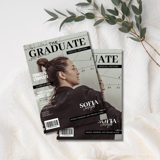 Invitación graduación fotográfica de la revista de ingeniería (Subido por el creador)