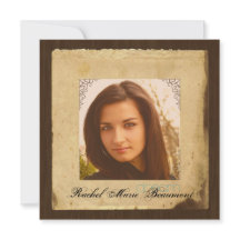 Graduación fotográfica de papel de pergamino