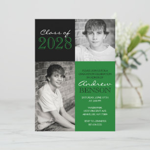 Invitación Graduación fotográfica del Clásico Verde y Negro 2