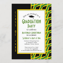 Invitación GRADUACIÓN JAMAICA Patriótico Jamaiquino