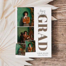 Invitación Graduación minimalista vertical 5 de fotografía