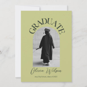 Invitación graduación Moderna Elegante chic