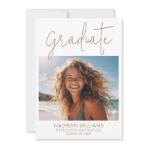 Graduación Moderna Mínima De 2 Fotografías