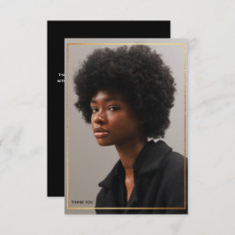 Invitación Graduación moderna simple en la frontera dorada Gr