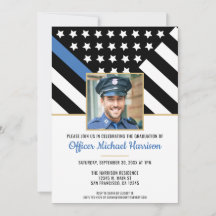 Graduación policial, foto de aplicación de la ley 