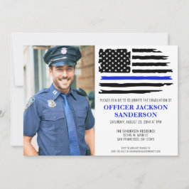 Invitación Graduación policial, foto de aplicación de la ley 