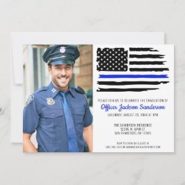 Invitación Graduación policial, foto de aplicación de la ley 