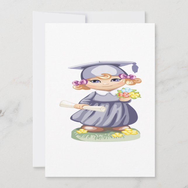 Invitación Graduación preescolar (Anverso)