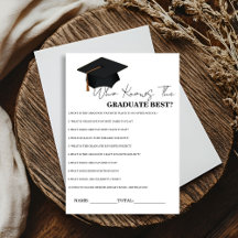 Graduación simple Conoce la mejor carta de juego p