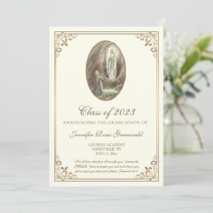 Invitación Graduación St. Bernadette y Nuestra Señora de Lour