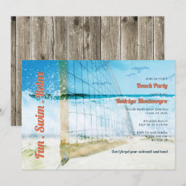 Invitación Graduación temática de playa