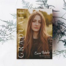 Graduación vertical de fotos moderna