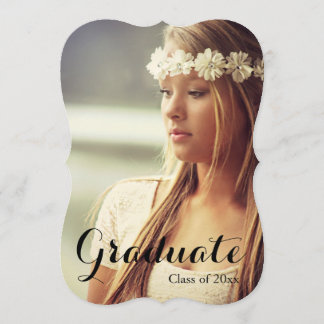 Invitación graduada de la fiesta de graduación
