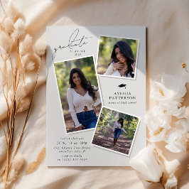 Invitación Graduado 3 Partido de Graduación de Imágenes