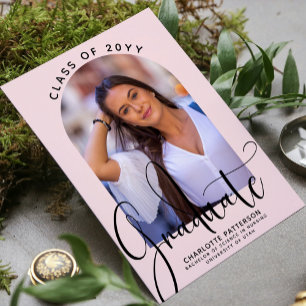 Invitación Graduado Clase de Arco de Graduación 2022 Foto