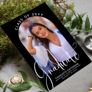 Invitación Graduado Clase de Arco de Graduación 2022 Foto