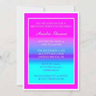 Invitación Graduado de cumpleaños Personalizado de foto de ma