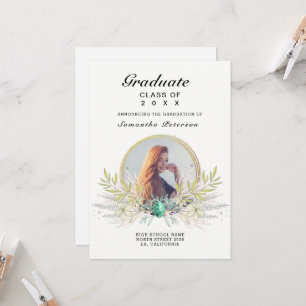 Invitación Graduado de fotografía personalizado