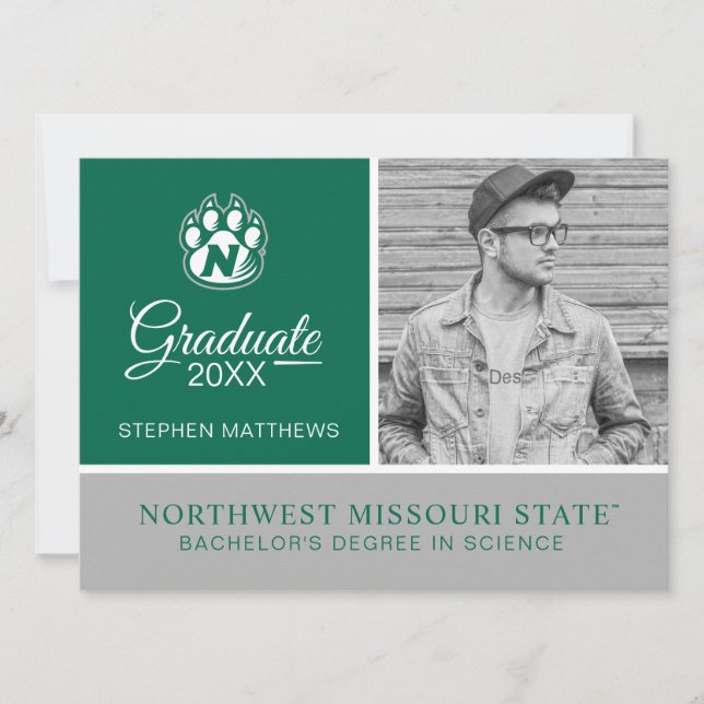 Invitación Graduado de NW Missouri State (Anverso)