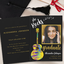 Invitación Graduado divertido Foto Fiesta de Graduación de Gu