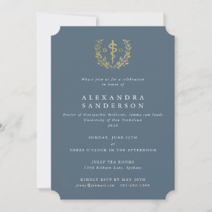 Invitación Graduado en Doctor en Medicina Osteopática BlueGra