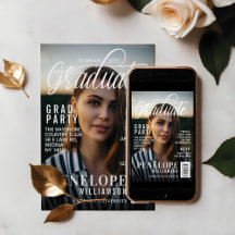 Graduado Fiesta de Grado de Foto de Portada de Rev