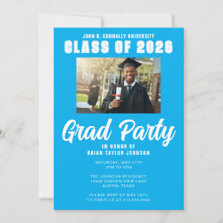 Invitación Graduado Personalizado Moderno