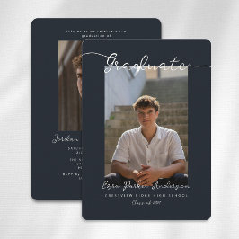 Invitación Graduation Announcement and Invitation with Photo