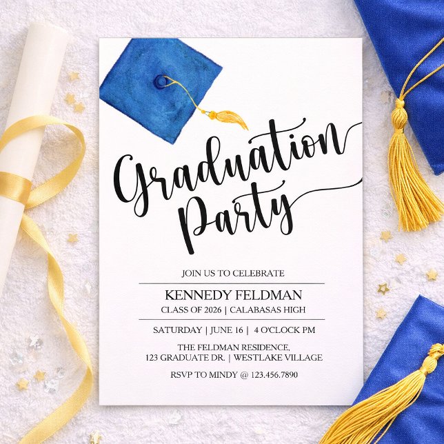 Invitación Graduation Announcement | Minimal Senior Portrait  (Subido por el creador)