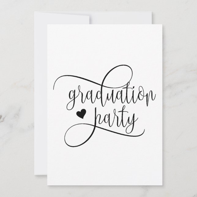 Invitación Graduation Party Flat Invitation, Size: 5" x 7" (Reverso)