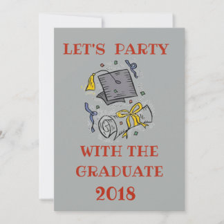 INVITACIÓN GRADUATION PARTY INVITE