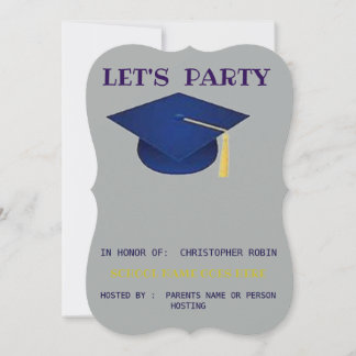 INVITACIÓN GRADUATION PARTY INVITE