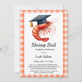 Invitación Graduation Party Shrimp Boil Invitation