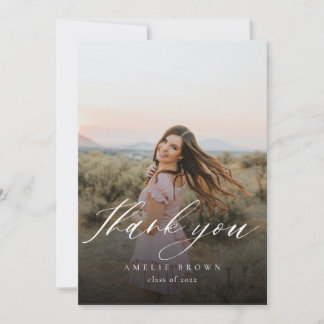 Invitación Graduation Thank You Card