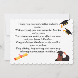 Invitación Graduation- Universal Design for all ages