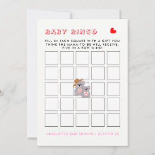 Invitación Gráfica aguda para el osito de Koala australiano
