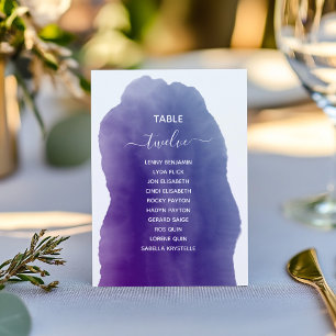 Invitación Gráfica de asientos del número de tabla de color m