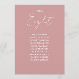 Invitación Gráfica de asientos modernos y Rosas turbios Númer