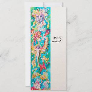 Invitación GRÁFICO CUADRO 4 oro metálico