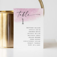 Gráfico de asientos boda púrpura pálido en pasto