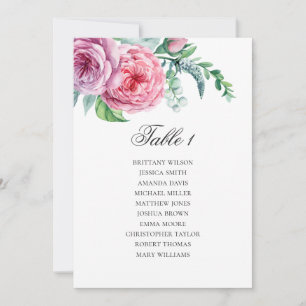 Invitación Gráfico de asientos de boda boho. Plan de mesa boh