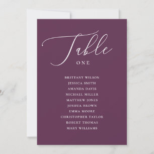 Invitación Gráfico de Asientos de Boda Elegante Moderno Cirue