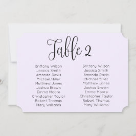 Invitación Gráfico de asientos de boda en paisaje. Moderno pú