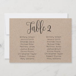 Invitación Gráfico de asientos de boda en paisaje. Rústico mo