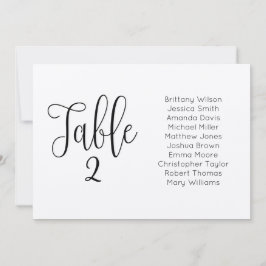 Invitación Gráfico de asientos de boda rústica. Paisaje campe