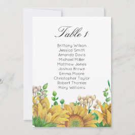 Invitación Gráfico de asientos de boda rústica. Plan de mesa
