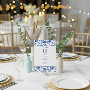 Invitación Gráfico de asientos de mesa floral de software del