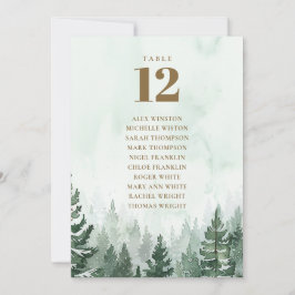 Invitación Gráfico de asientos del número de la tabla del bos